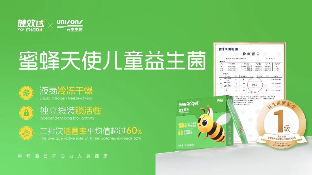 荣耀加冕！BeeAngel蜜蜂天使益生菌斩获一级菌认证 引领国产益生菌行业变革(图1)